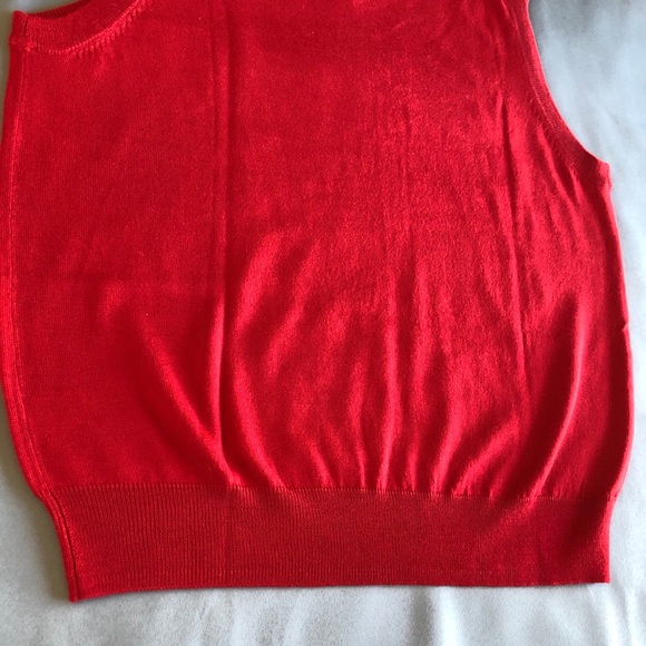 Alan Flusser Men's Sweater Sleeveless V-Neck Merino Wool XL NWT - Picture 10 of 12